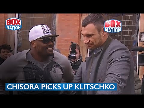 When Derek Chisora Picked Up Vitali Klitschko In The Reliant Robin