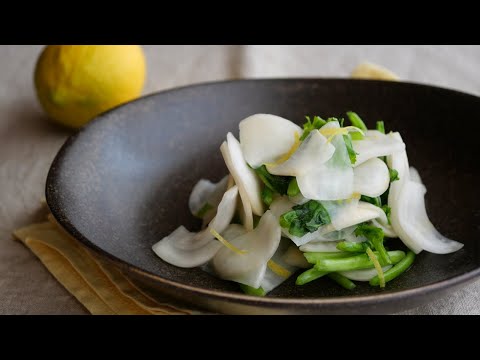 【3～5月はかぶの旬♡かぶレシピ】「かぶのやみつきレモン🍋」絶品常備菜♪「まるめし」 | Turnip pickled in lemon