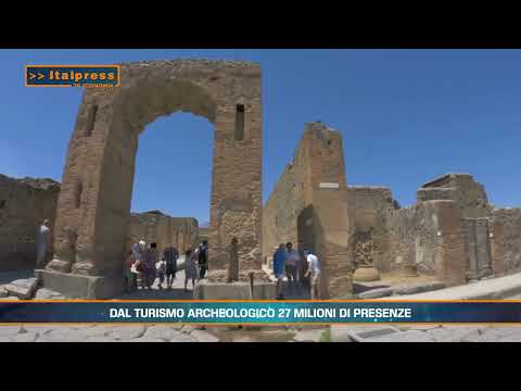 DAL TURISMO ARCHEOLOGICO 27 MLN DI PRESENZE