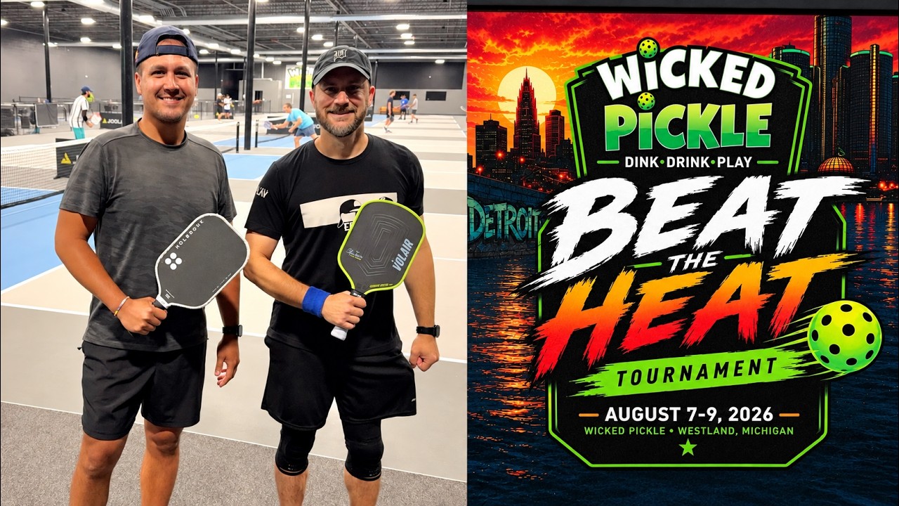 Beat The Heat Mens Doubles Pickleball Tournament at Wicked Pickle