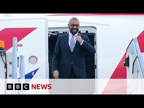 UK Home Secretary James Cleverly visits Rwanda to sign new asylum treaty - BBC News