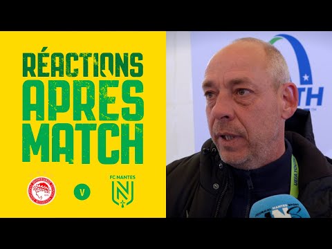 Youth League : la réaction de Stéphane Moreau après Olympiakos - FC Nantes thumbnail
