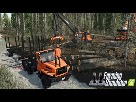 I Built a LOGGING SHOP That Prints MONEY 💰 | FS25 Mega Base