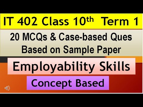 Class 10 Employability Skills MCQ | Information Technology (402) | #communicationskillsmcqs