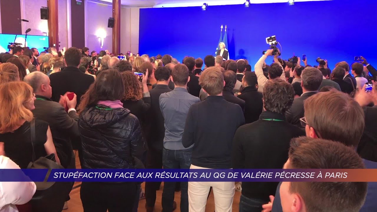 Yvelines | Stupéfaction au QG de Valérie Pécresse à Paris suite aux résultats du 1er tour