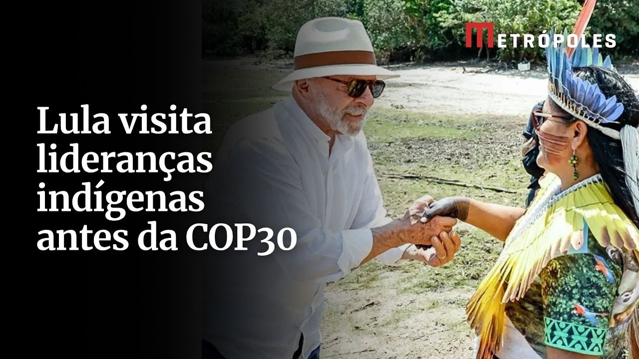 Lula visita aldeia indígena antes da COP30