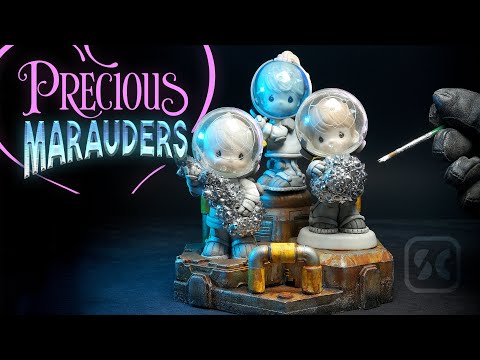 SCI-FI kitbash from thrift store finds! | Precious Moments Conversion  #kitbash #preciousmoments