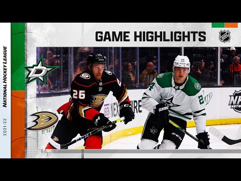 Stars @ Ducks 3/29 | NHL Highlights 2022