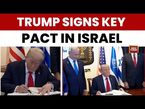 Trump Signs Mideast Peace Pact: Trump in Tel Aviv as Hostages Freed After 2 Years!