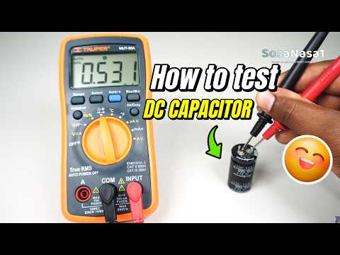 How to TEST DC CAPACITOR with multimeter