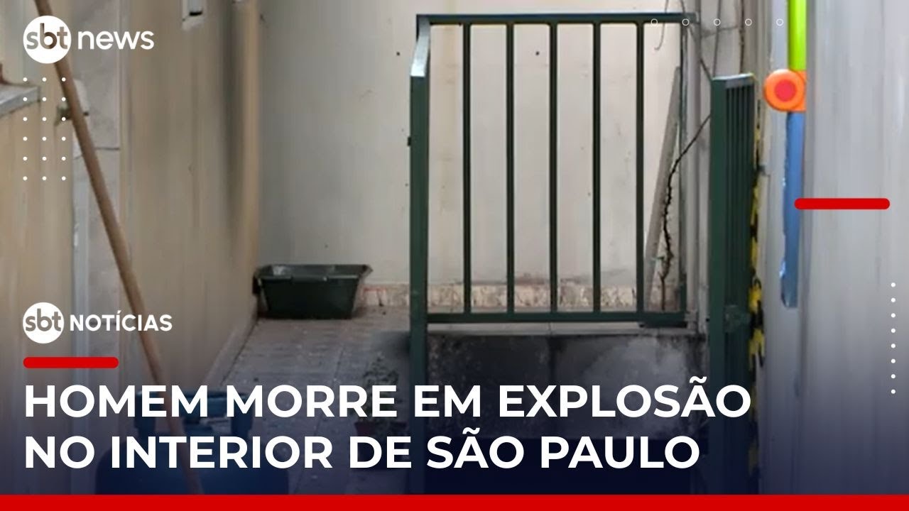 Homem morre após explosão dentro de casa suspeita é de vazamento de gás | SBTNotícias