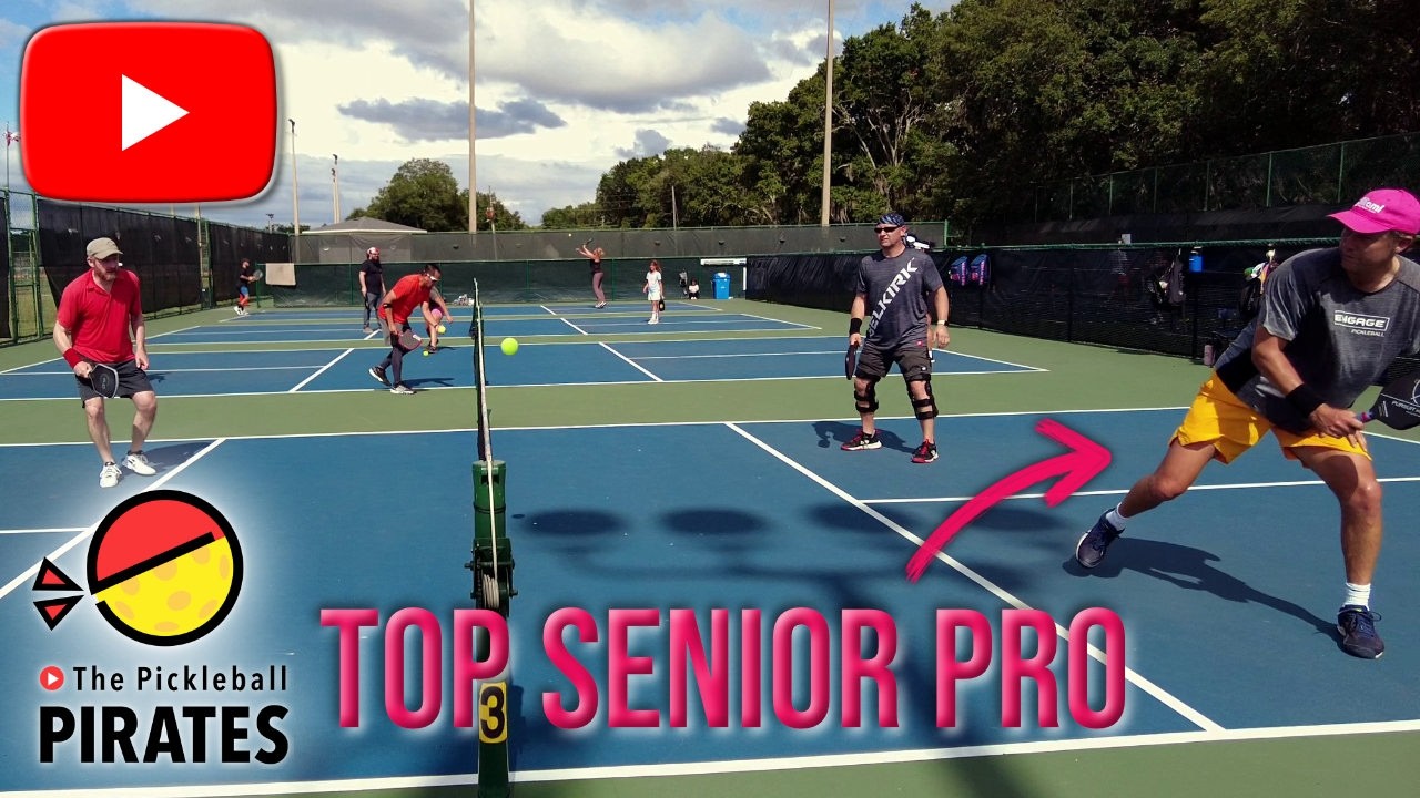 4.5+ Pickleball from 3 Angles Featuring Top Senior Pro