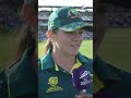 Lucy Hamilton soaks in the moment after being crowned #T20WorldCup champion 😍