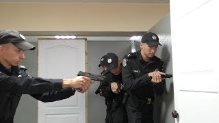 Курсанти відпрацьовують дії поліцейських на навчальних полігонах ХНУВС