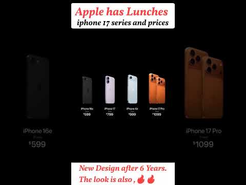 apple has Lunches iphone 17 series and prices @Apple @AppleIndia #appleiphone #iphonemini