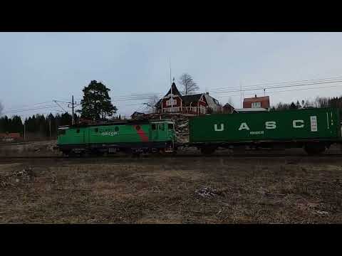 Green Cargo Rc4 1254 Godståg i Deje