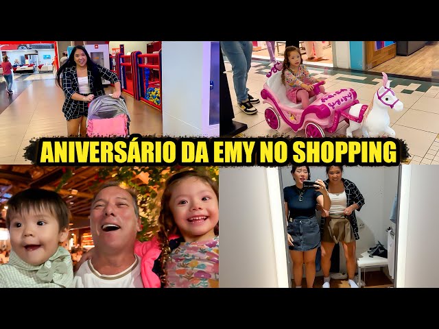 COMEMORANDO O ANIVERSÁRIO DA EMY NO SHOPPING | Blog das irmãs