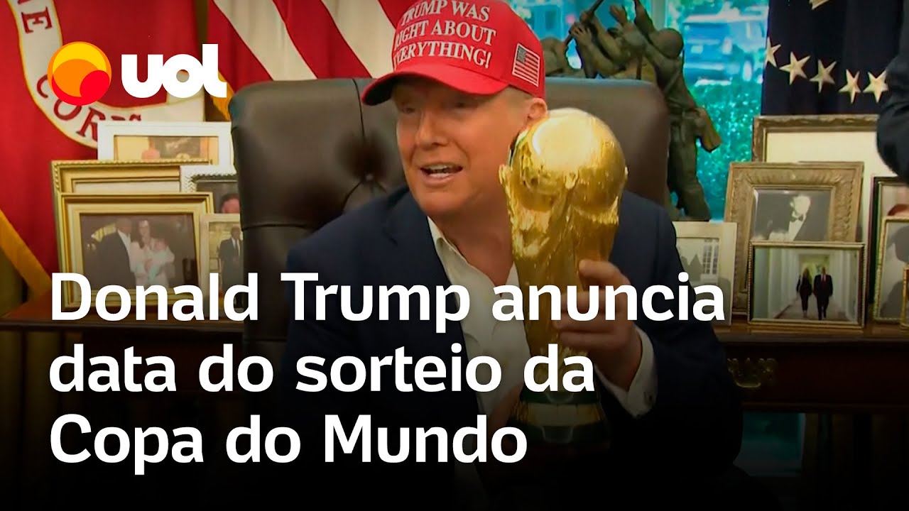 Trump anuncia data e local do sorteio da Copa do Mundo de 2026 nos Estados Unidos confira