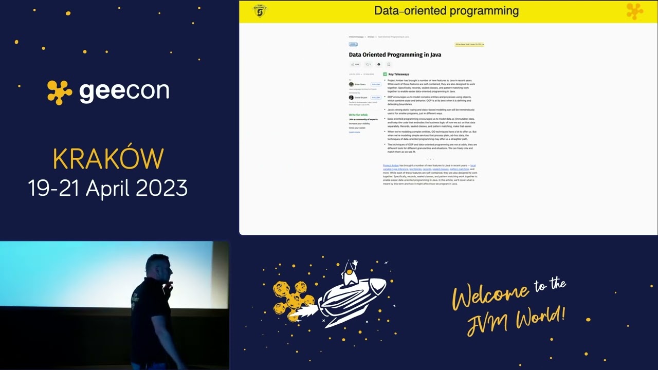 GeeCON 2023: Ron Veen - Data-oriented programming in Java