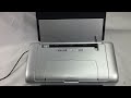 HP Deskjet 460 Portable Inkjet Printer TesT