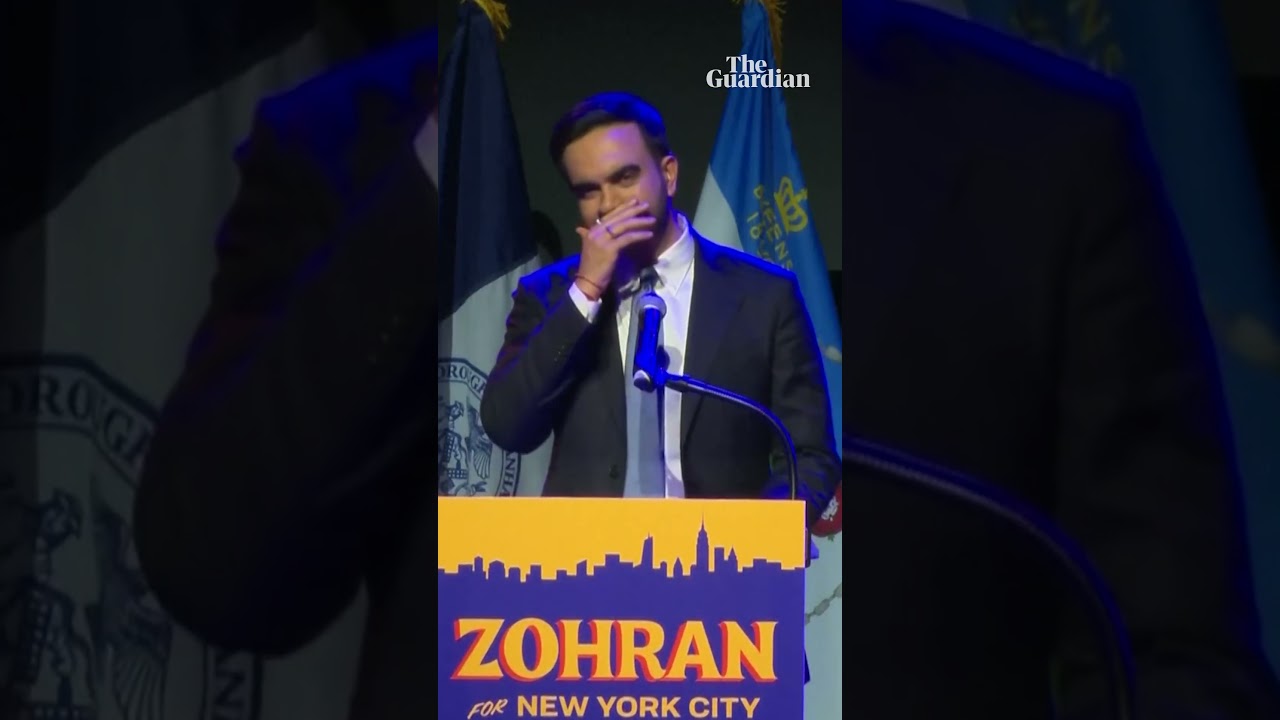 Zohran Mamdani's victory speech following New York mayor election win
