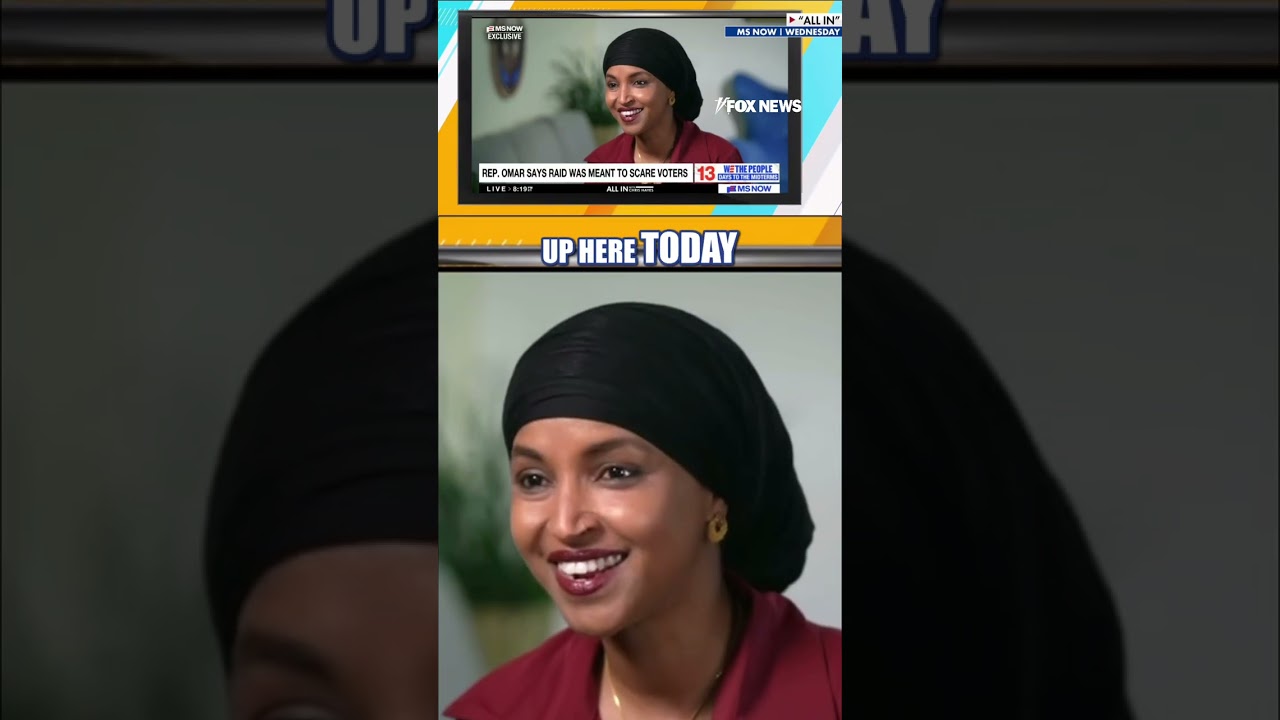'INTIMIDATE AND SCARE': Omar SLAMS raid on home as midterm PLOY #shorts