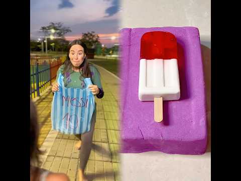 They gave him Messi's shirt