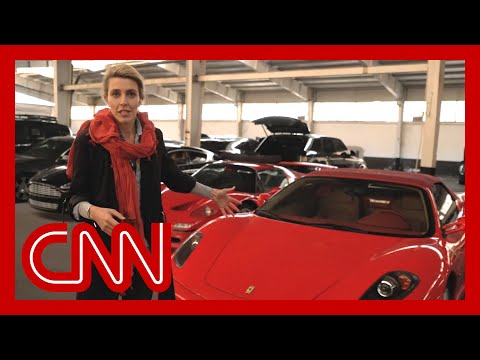 CNN goes inside Bashar al-Assad's garage full of luxury cars
