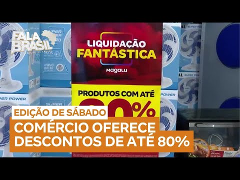 Comércio inicia temporada de liquidações com descontos de até 80%