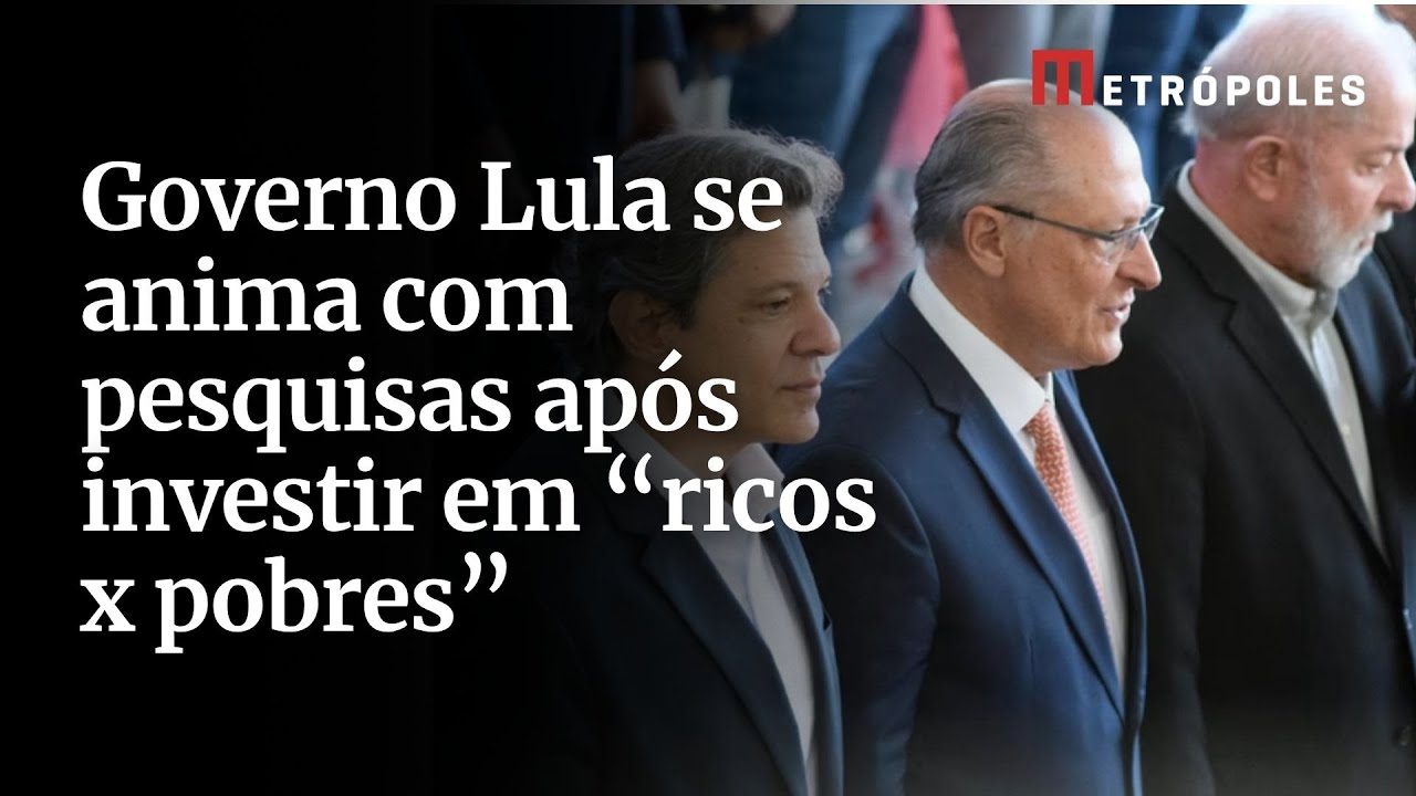 Governo Lula se anima com pesquisas após investir em ricos x pobres