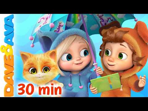🥰  Rain Rain Go Away | Dave and Ava Nursery Rhymes | This is the Way | Baby Rhymes and Kids Songs 🥰