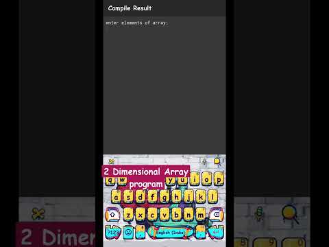 #2d #array #c #language