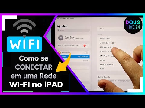 Como se CONECTAR em uma Rede WI-FI no iPAD