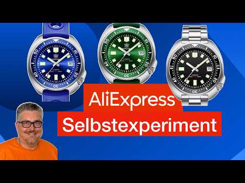 Ich wollte es wissen: AliExpress im Test (Steeldive vs Bombfrog)