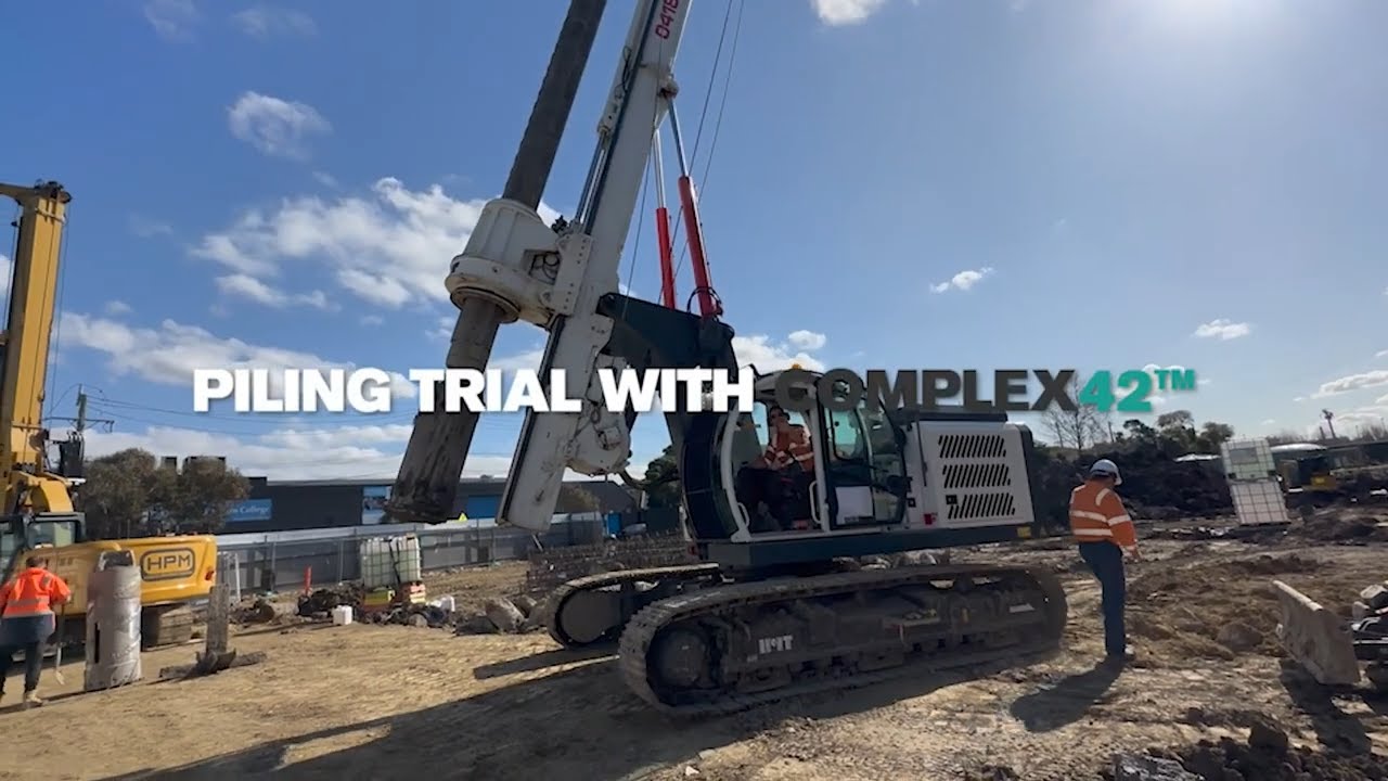 Piling Trial of Complex42™ with Access Excavation
