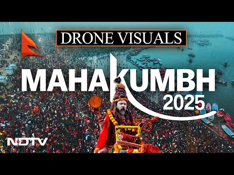 Mahakumbh Mela Prayagraj | Incredible Drone Visuals From Sangam At Mahakumbh Mela, Prayagraj