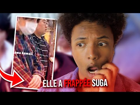 BTS SUGA AGRESSER ET INSULTER A L'AÉROPORT !