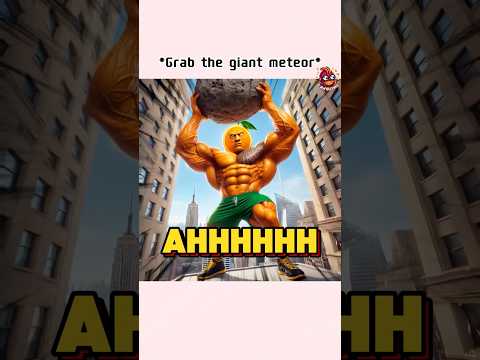 Udin Din Din Dun saves girl - Italian BrainRot 🍊🔥👧Dwayne Johnson #brainrot #italianbrainrot