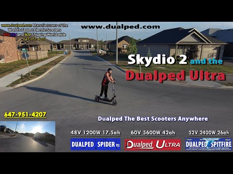 Autonomous Skydio 2 Drone & Dualped Ultra Out For A Ride