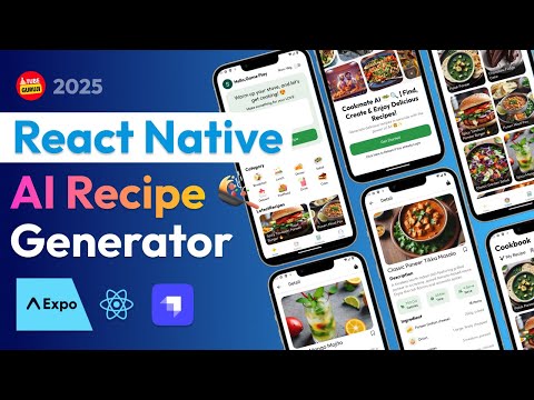 React Native Full Course 🔥 Build an AI Recipe App with Expo, Expo Router & Strapi CMS!