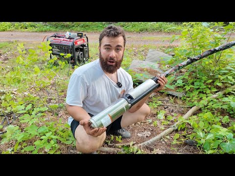 Reviving a decades old water-well for my goldfish  After much work of pulling the entire wall out, getting a control box and the correct wiring and get