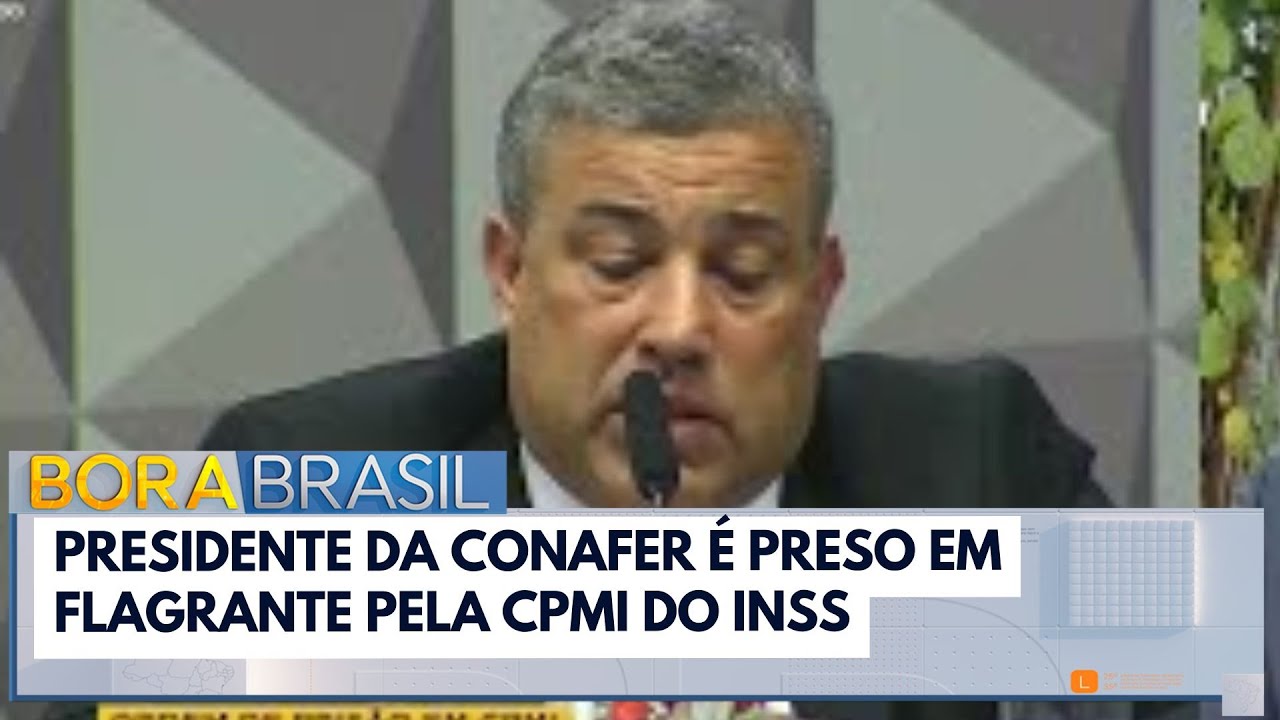 Presidente da Conafer é preso em flagrante pela CPMI do INSS