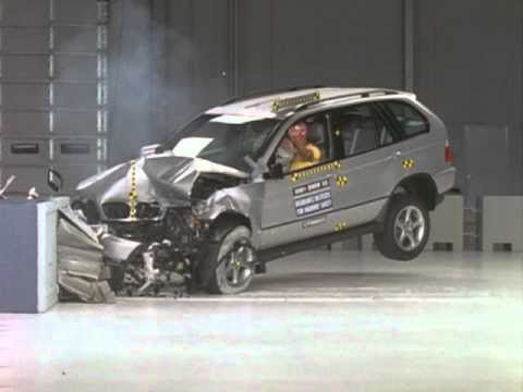 Video Crash teszt BMW X5 E53 2000 - 2003