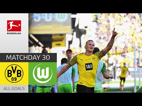 5 Goals in 14 Minutes! | Borussia Dortmund - VfL Wolfsburg 6-1 | All Goals | MD 30 – Bundesliga