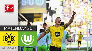 5 Goals in 14 Minutes! | Borussia Dortmund — VfL Wolfsburg 6-1 | All Goals | MD 30 – Bundesliga