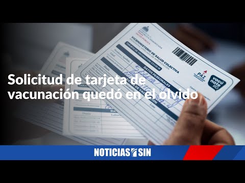 Solicitud de tarjeta de vacunación