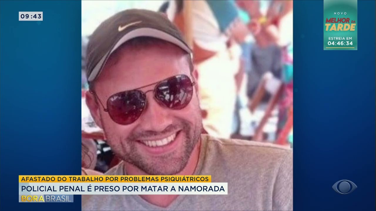 Polícial penal é preso por matar a namorada