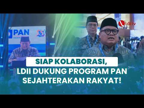 LDII TV | Hadiri HUT PAN, Ketua Umum LDII Siap Dukung Program Kesejahteraan Rakyat