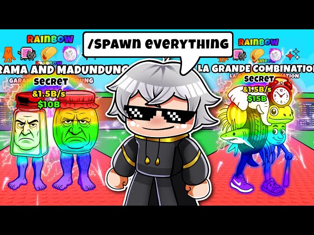 24 Jam Jadi ADMIN di Steal a Brainrot