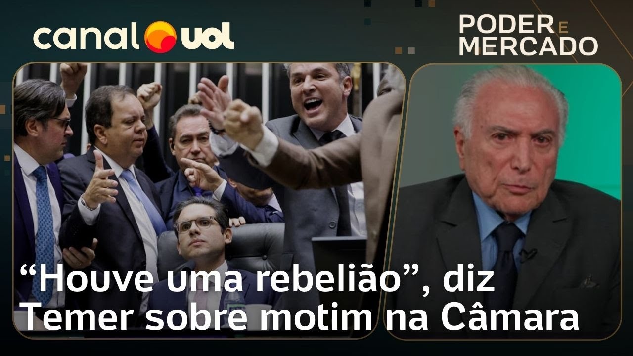 Temer sobre motim na Câmara: ‘Não acho que Hugo Motta tenha falhas, ele sofreu uma rebelião’